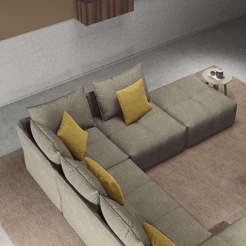 Модульный тканевый диван Febal Casa подпись ARCH-00035877 - Вид №5