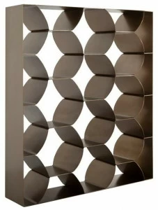 Tonin Casa Открытый стальной книжный шкаф Honey