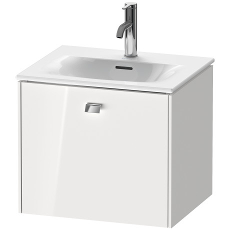 BR420901818 Тумбочка подвесная Brioso #BR4209 520 x 419 мм Белый матовый, декор Duravit - Вид №2