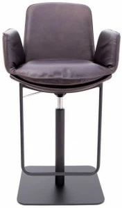 KFF Табурет поворотный с регулируемой высотой с подлокотниками Lhasa