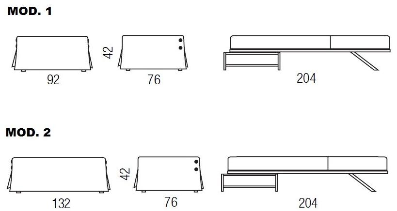 Milano Bedding Пуф для кровати со съемным чехлом sun-id-1456778 - Вид №3