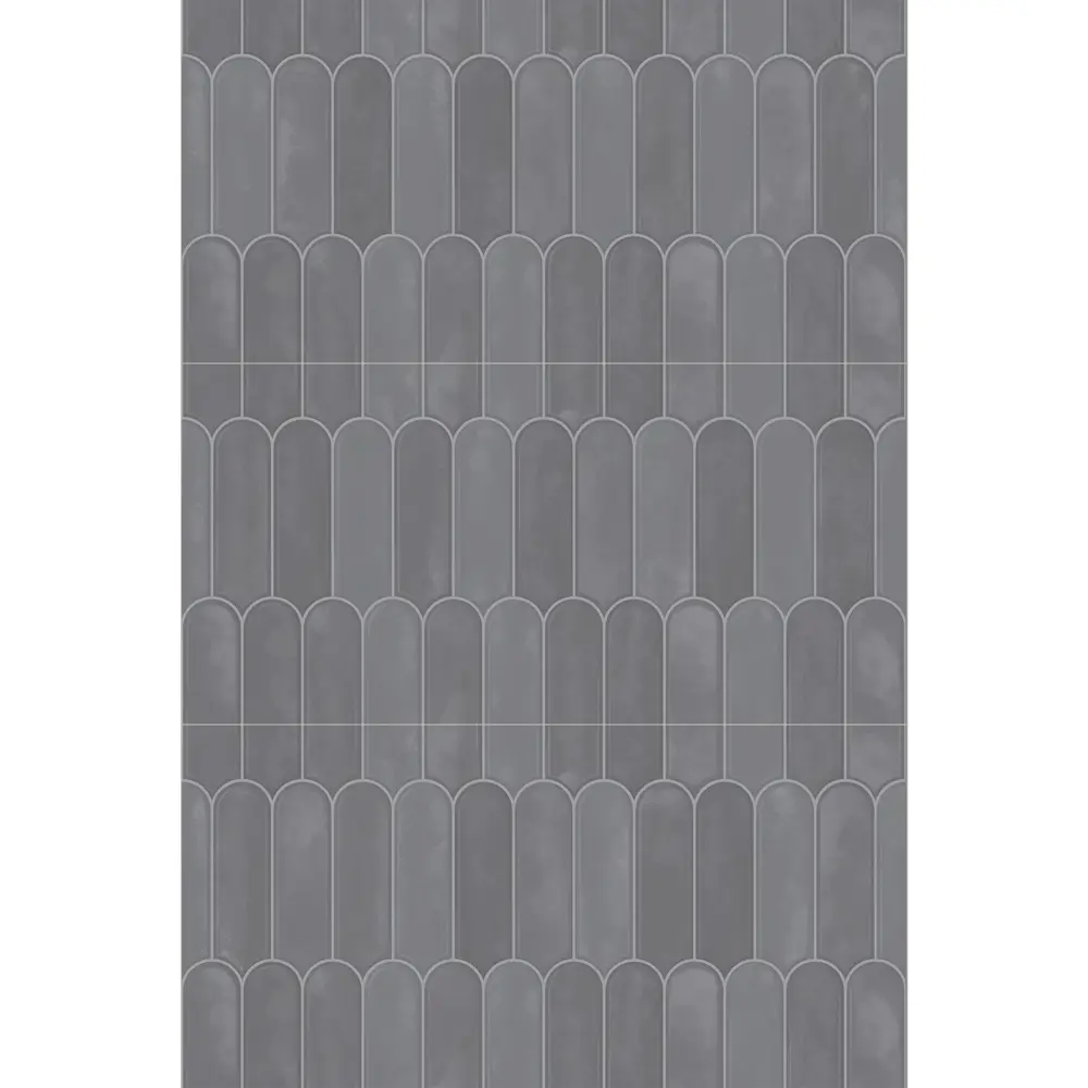 Настенная плитка Azori Salieri Grey 31.5x63 см 1.79 м² глянцевая цвет серый STLM-2092768 - Вид №2