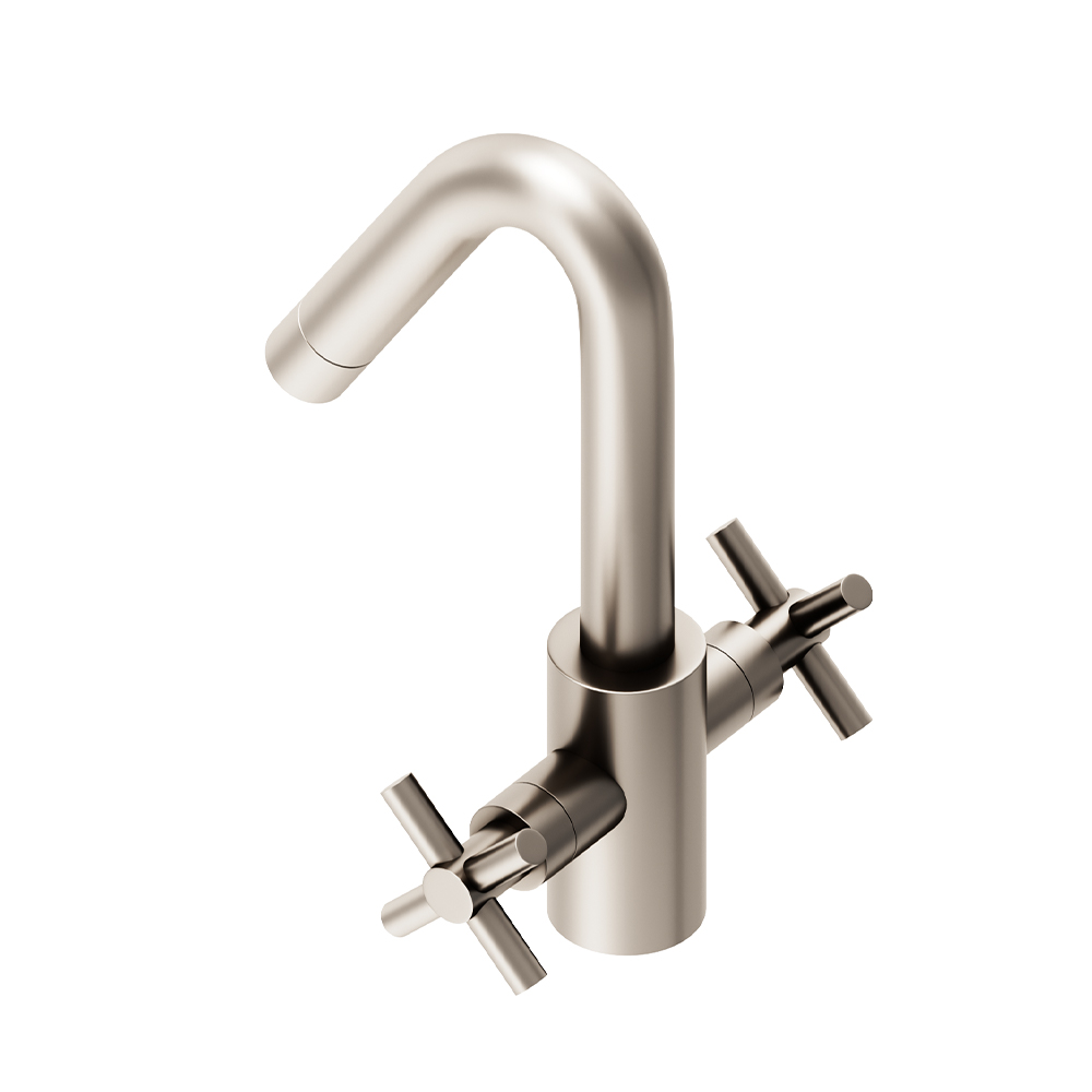 280210000 Nickel смеситель для умывальника Damixa Neo Classic  - Вид №4