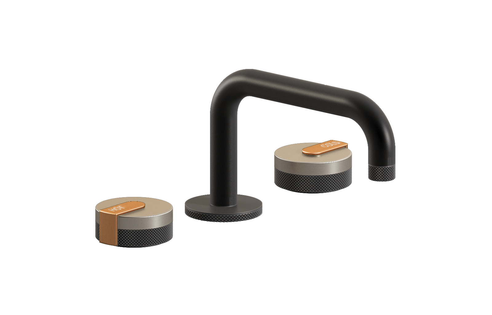 E-11510-R1BNi-L1BRG-GM Смеситель для умывальника на 3 отвертия GRAFF MOD+