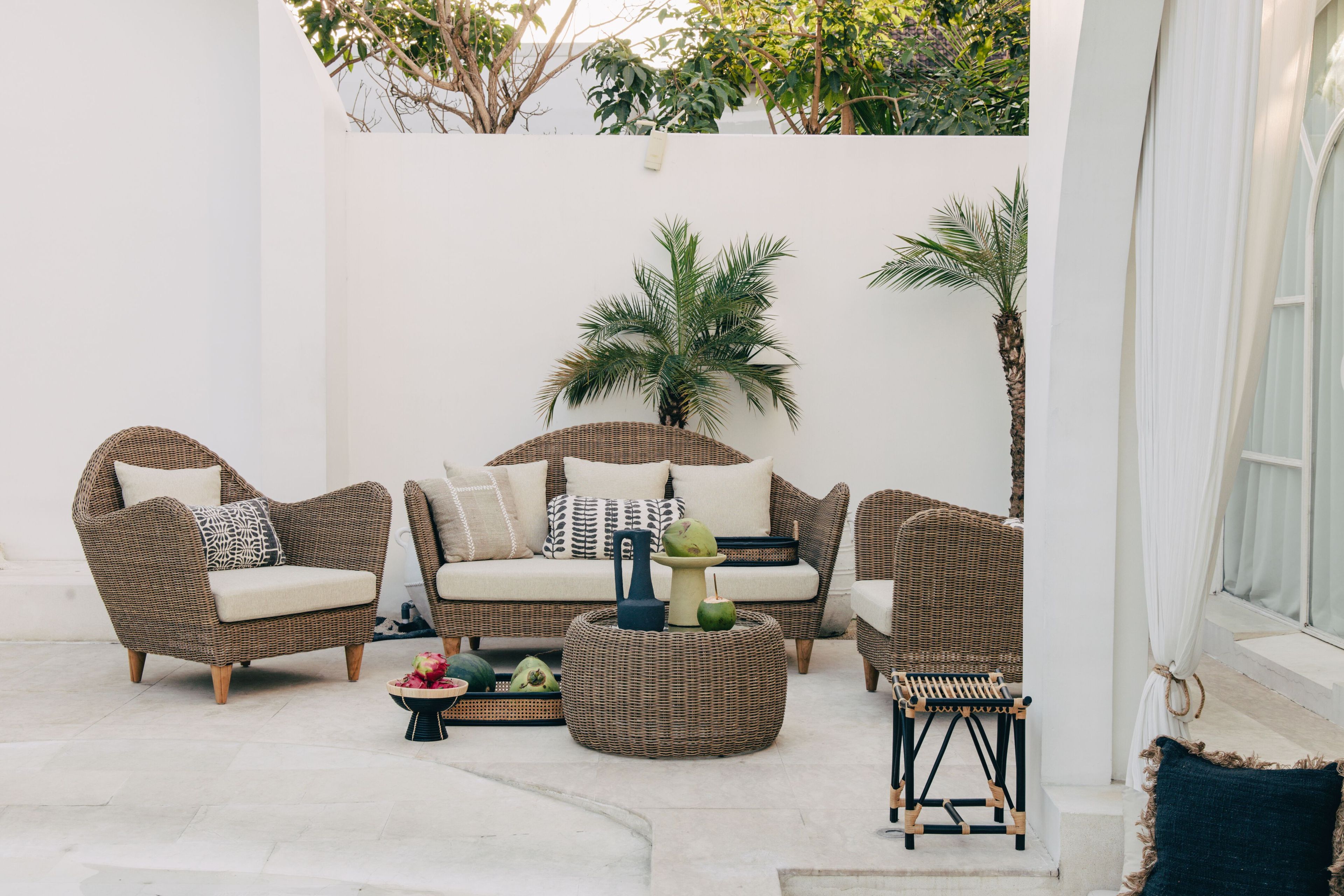 Круглый веревочный садовый столик cbdesign Zoya ARCH-00108245 - Вид №12