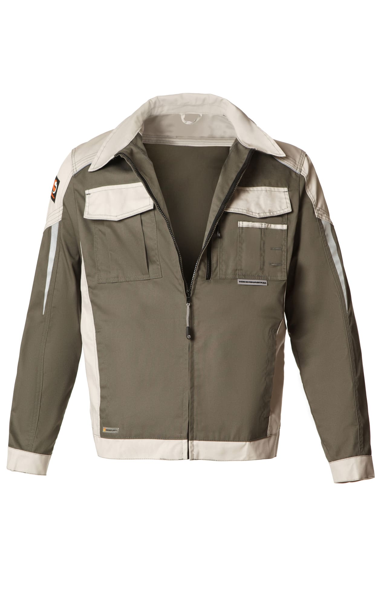 4957107 Костюм  NEW серый хаки с серым песком STATUS  Летняя спецодежда  размер 64-66/170-176  - Вид №3