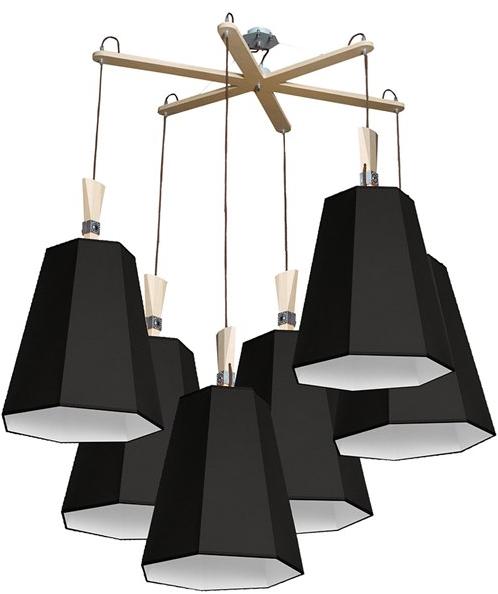 designheure Подвесной светильник из ткани Luxiole Lu6lasmo - Вид №1