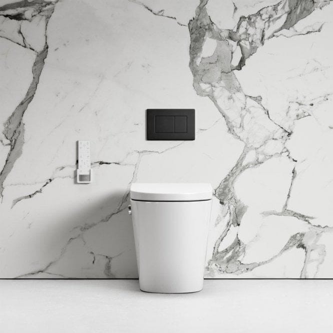 Напольный керамический туалет биде с налетом и кассетой LUSSO INTELLISMART ARCH-00036445 - Вид №11