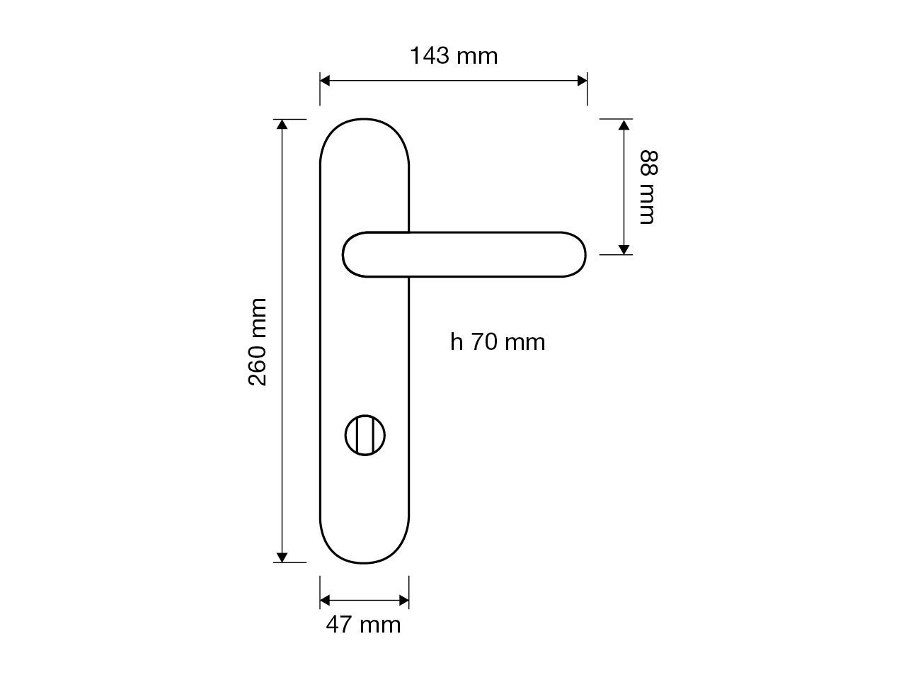 Латунная ручка на пластине LINEA CALI' Jenny ARCH-00119248 - Вид №4