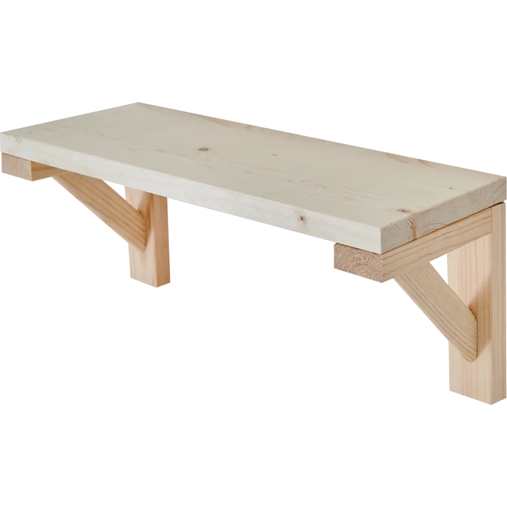 Полка деревянная «Кедр» 40 см Santreyd 906336 STLM-2127378