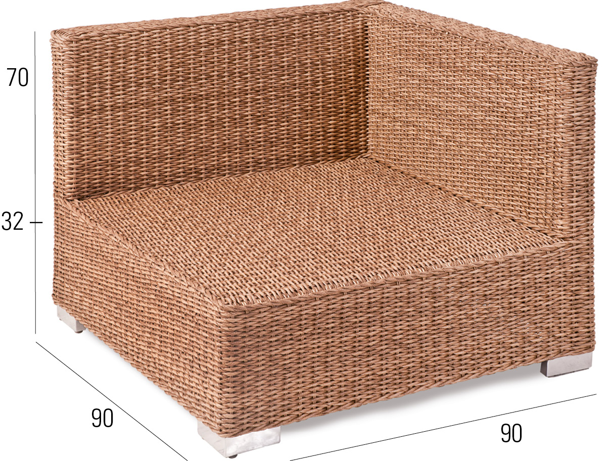 68.00.0451 Bellini поворотный угловой модуль натуральный Mbm  - Вид №2