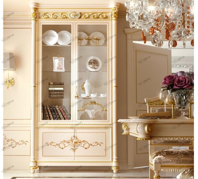 Valderamobili Лакированная витрина Luigi xvi Lg37/l