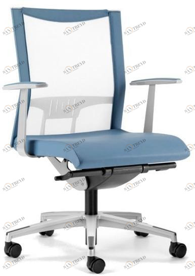 TALIN Сетчатое офисное кресло на 5 спиц с подлокотниками на колесиках Avianet sun-id-1351470