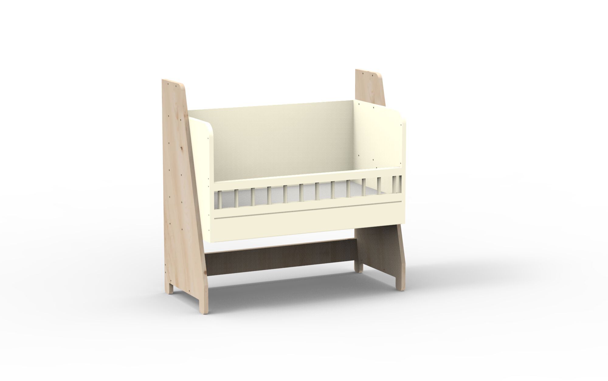 Лакированная деревянная кровать для сна Mathy by Bols ASYMETRY ARCH-00052185 - Вид №22