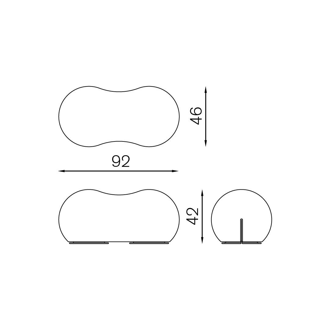 Ткань пуф BALERI ITALIA Tato ARCH-00112414 - Вид №8