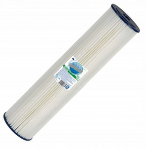 Картридж "гармошечного типа" 20ВВ - 5 мкм (полиэстер, многократного использования, для холодной воды) Aquafilter FCCEL5M20B, 640