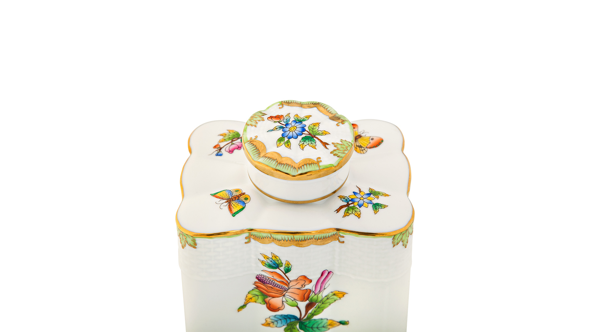 10595109 Чайница Фарфоровая Herend Китай  - Вид №1