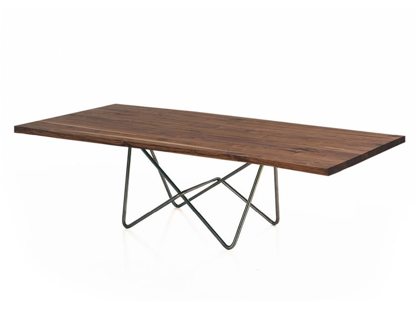 Прямоугольный стол из массива дерева Riva 1920 PIANO DESIGN ARCH-00029039