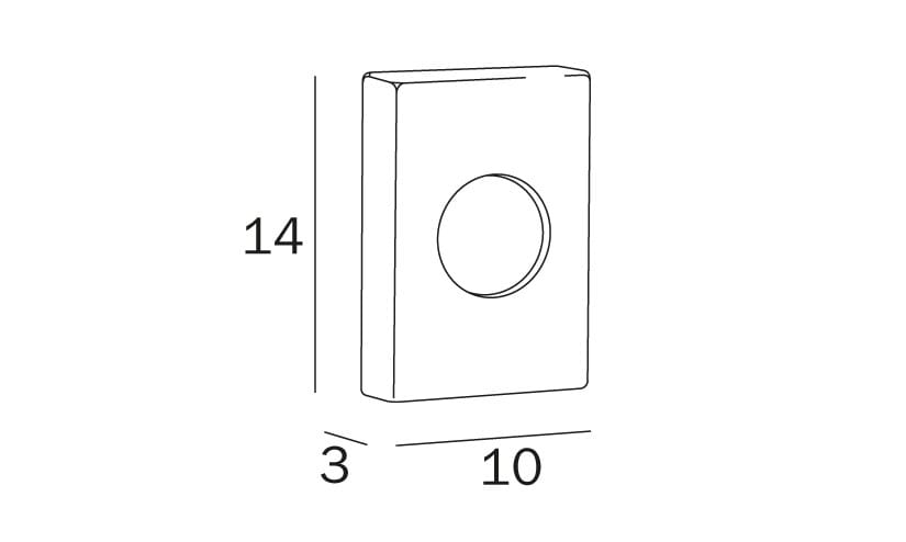 Диспенсер для туалетных мешков ABS INDA® HOTELLERIE ARCH-00018255 - Вид №1