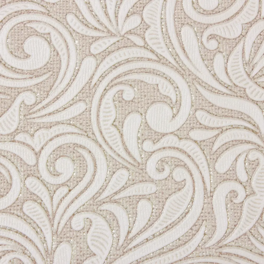 Обои флизелиновые Belvinil Завитки бежевые 1.06 м 0100-63 (11СБ3) STLM-2087164 - Вид №2