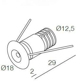 DGA Круглый встраиваемый точечный светильник Gemma sun-id-1368653 - Вид №1
