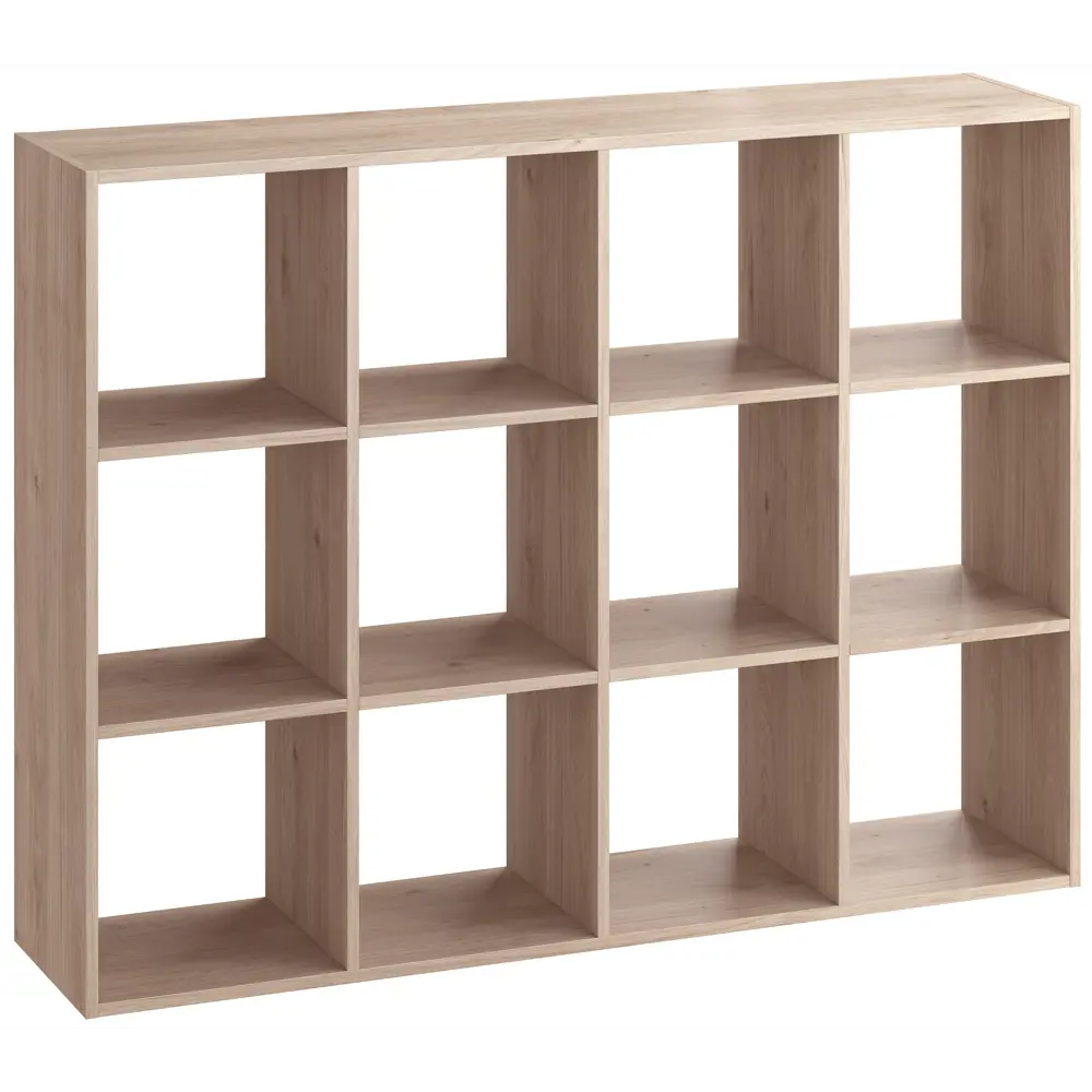 Стеллаж КУБ 12 секций 105х139х32 см ЛДСП цвет дуб Santreyd STLM-2199118 - Вид №4