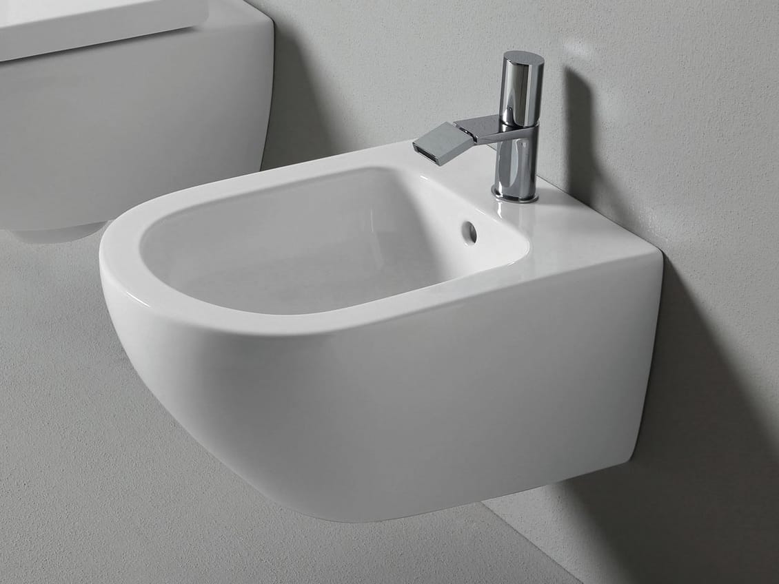 Керамическая настенная проволока для биде с переливом Ceramica Cielo ENJOY ARCH-00143118 - Вид №2