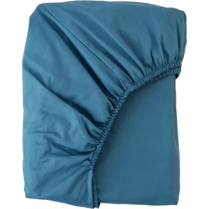 Простыня двуспальная Mona Liza Premium, 200x180 см, сатин, цвет сине-голубой 82493899 STLM-2191141
