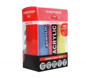 17800905 Краска акриловая Набор акриловых красок Amsterdam Standart 5цв*120мл 120 мл Royal Talens