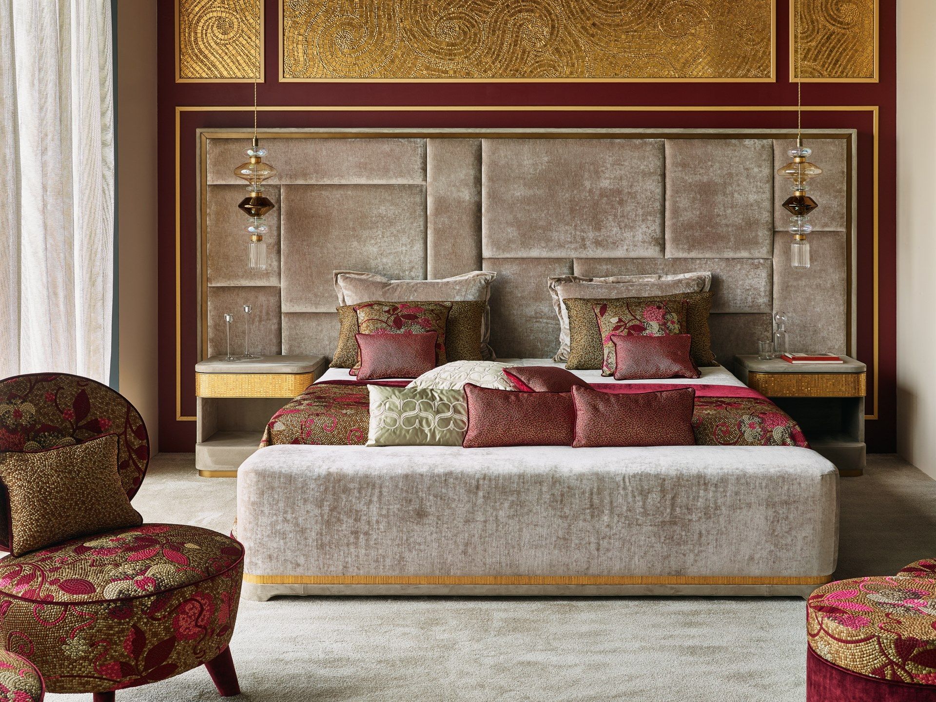 Скамейка из ткани Sicis Valmont ARCH-00119255 - Вид №2