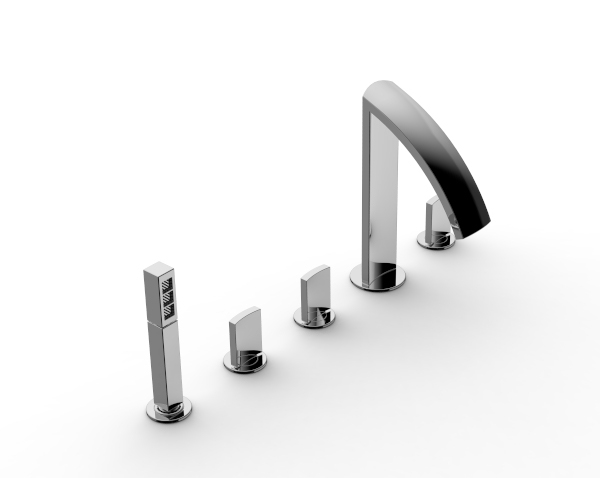 3900 BVX-060 Смеситель для ванны Zazzeri 3900BVX060 - Вид №1