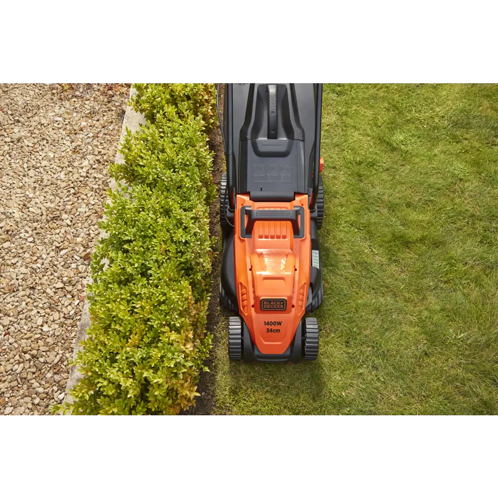 Газонокосилка электрическая Black&Decker BEMW 461BH, 1400 Вт, 34 см BLACK + DECKER STLM-2120902 - Вид №12