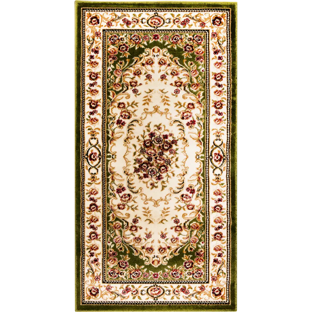 Ковер полипропилен Fortune L006Y 60x100 см цвет зеленый MERINOS STLM-2110825