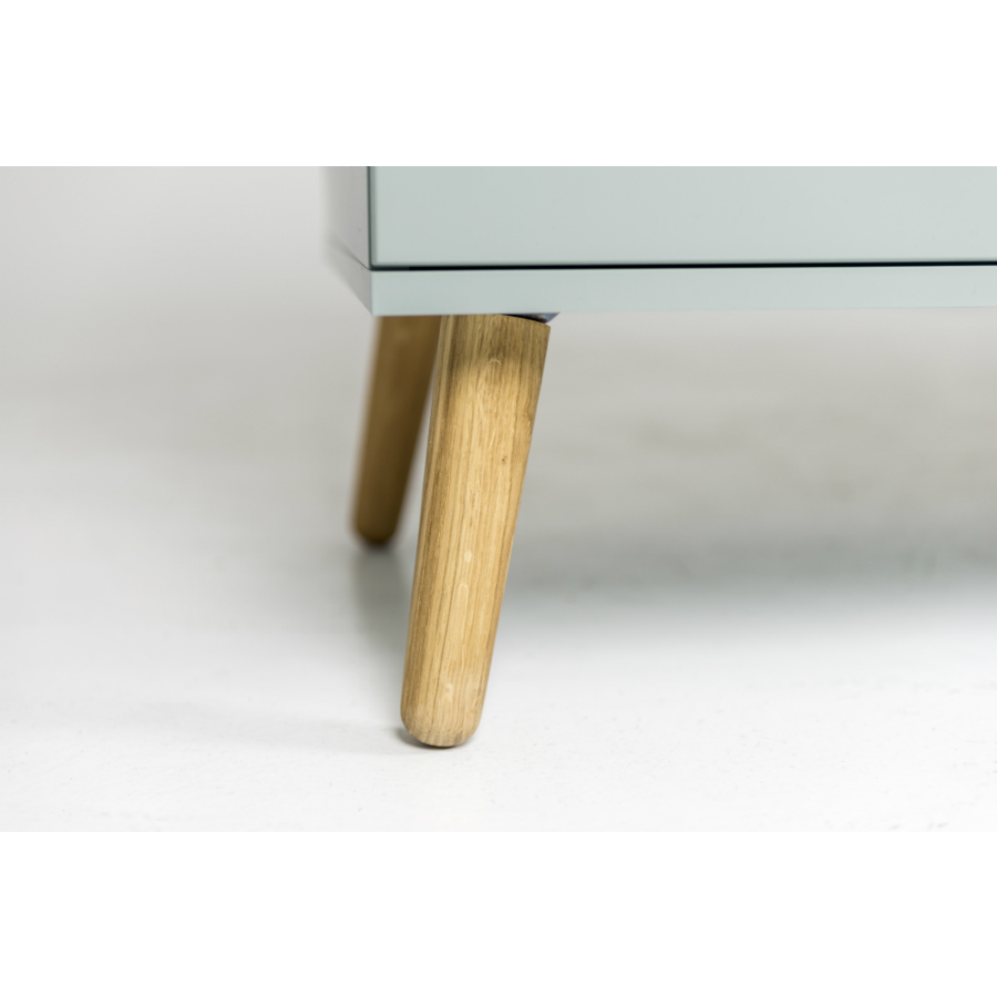 Шкаф Tenzo Dot, 137х109х43 см, дуб, зеленый 1666676 - Вид №8