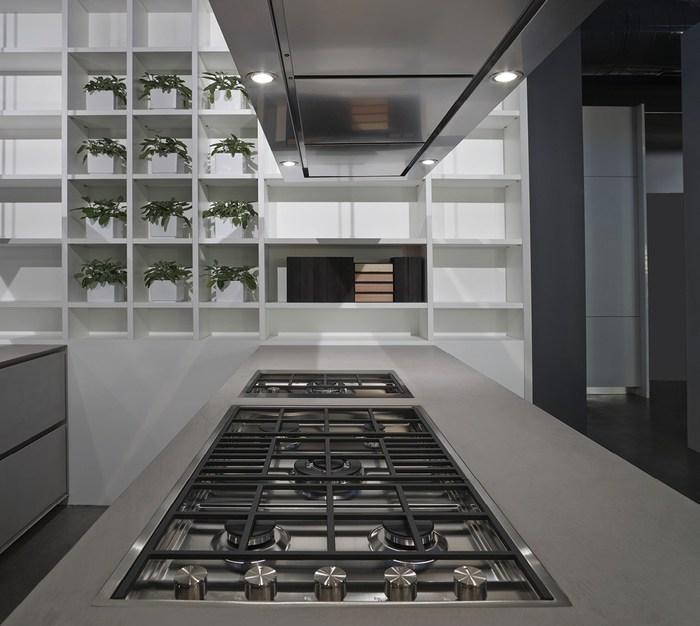 RIFRA Кухня с двойным островом из серого бетона One sun-id-1354828 - Вид №7