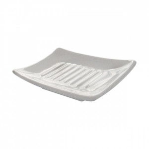 VE11(02) Gedy G-Verbena, настольная керамическая мыльница, белая керамика