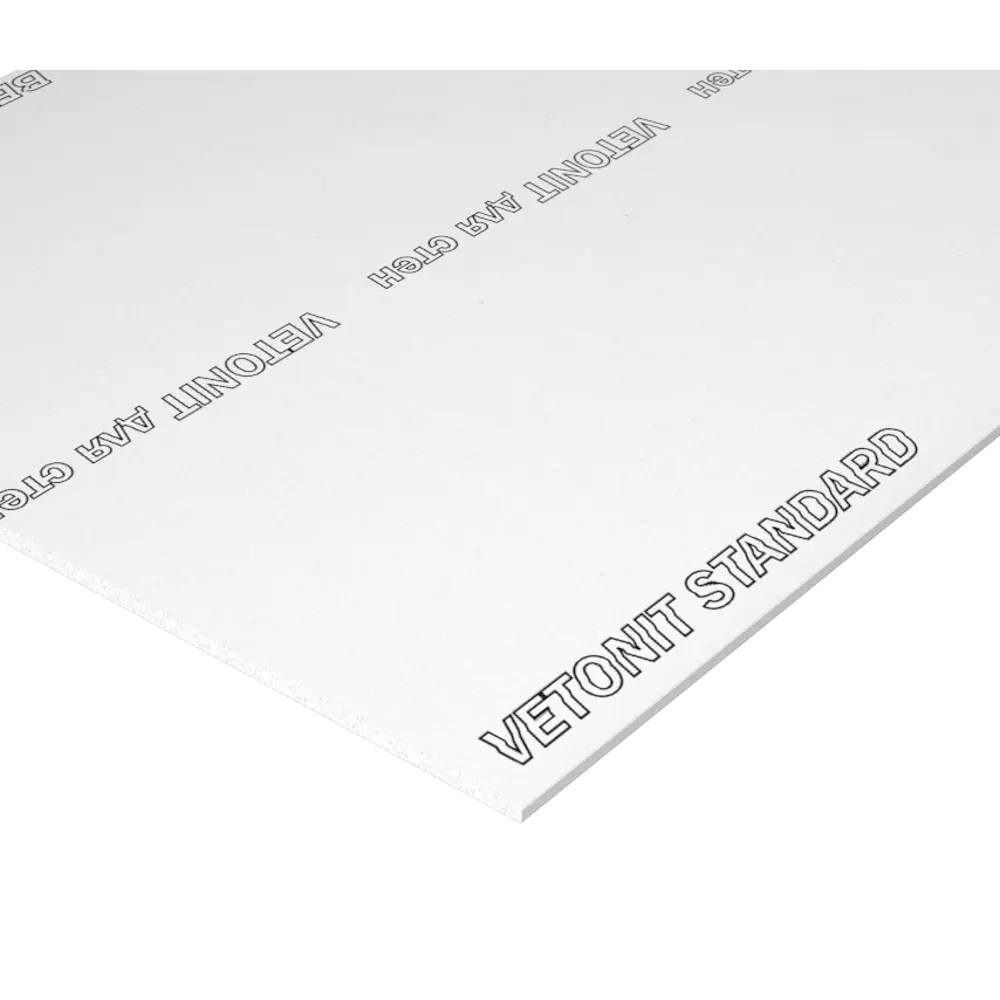 Гипсокартон 12.5 мм Vetonit Стандарт 1950x1200 мм 2.34 м² STLM-2105347