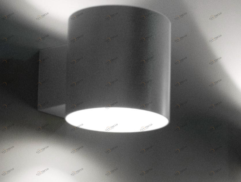 Martinelli Luce Бра с прямым и отраженным светом из металла Tube sun-id-1415069