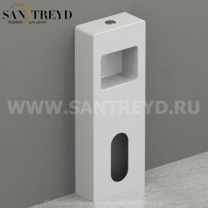 248201 UNICO приставная панель для биде с полочкой для аксессуаров 36 см цвет Белая глазурь Kerasan Flo Италия