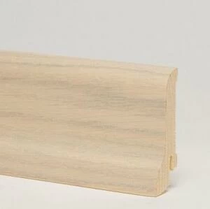 Плинтус Pedross Арктика Шпонированный Дуб 2500х60 мм.