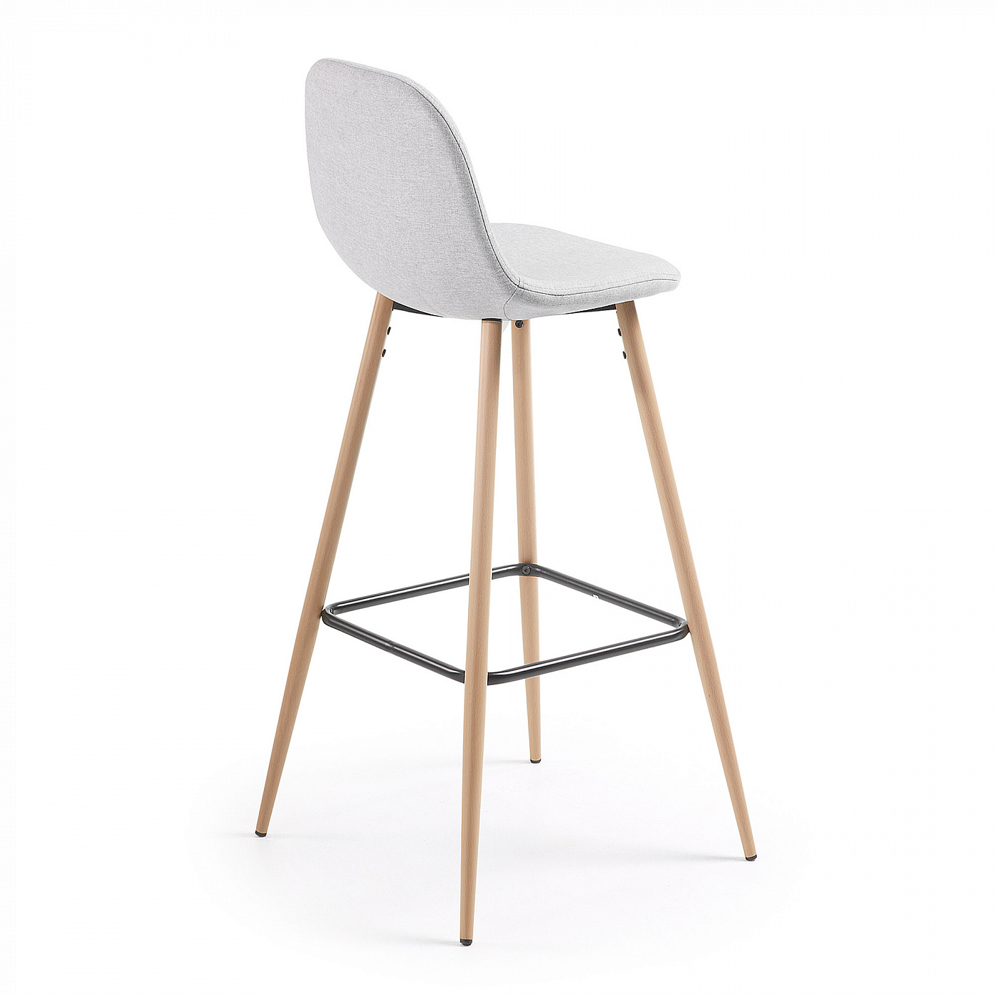 052518 Барный стул светло-серый La Forma Nilson - Вид №4