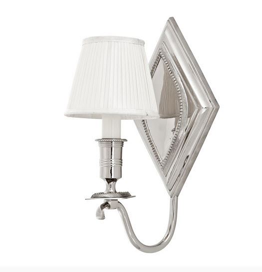 Бра Diamond Single от Eichholtz 107911 EICHHOLTZ EICHHOLTZ 059755 Белый;никель  - Вид №3