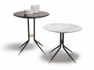 Высокий круглый журнальный столик