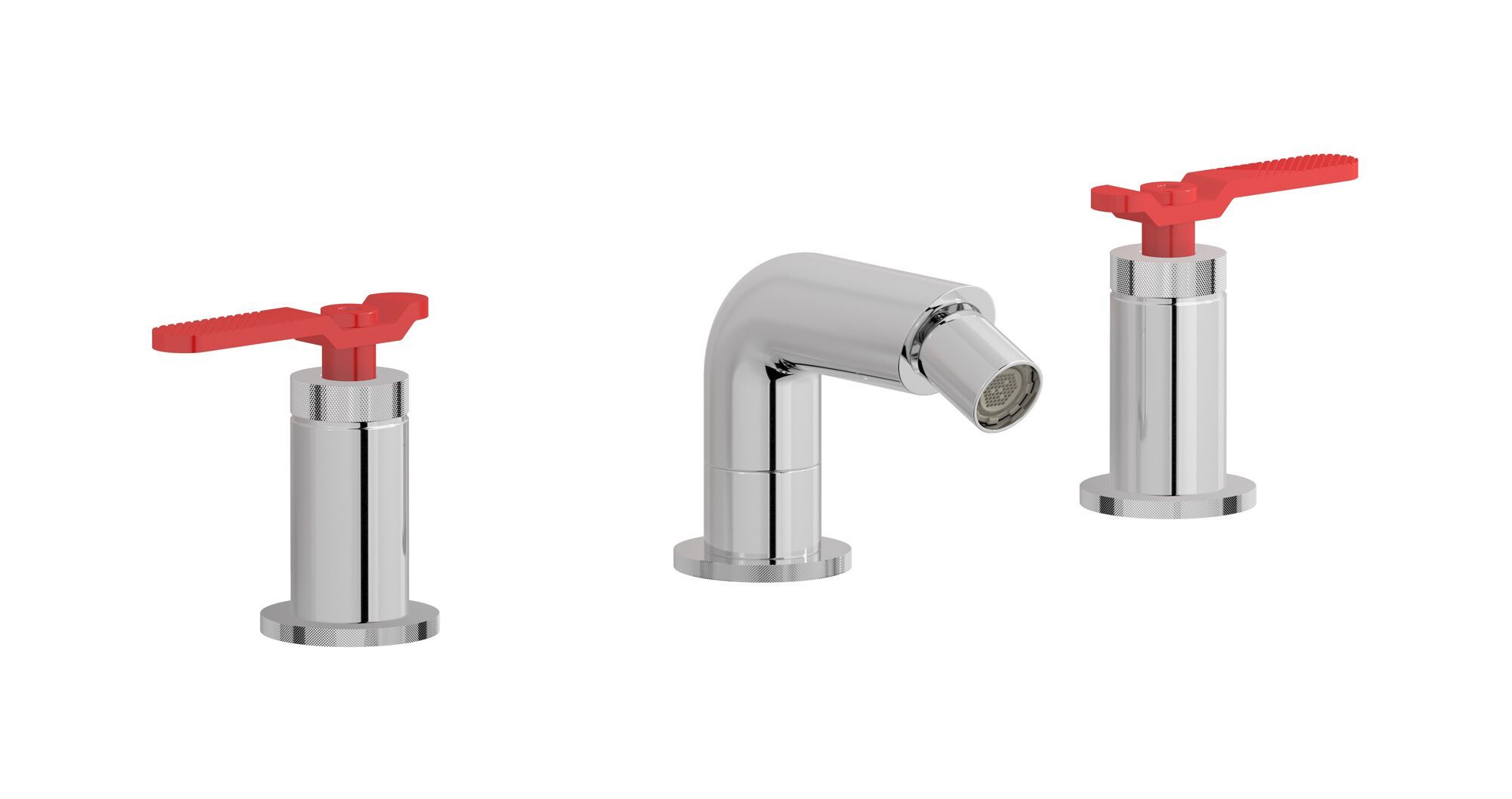 Смеситель для биде с 3 отверстиями для пола с автоматическим сливом IB Bold ARCH-00097351