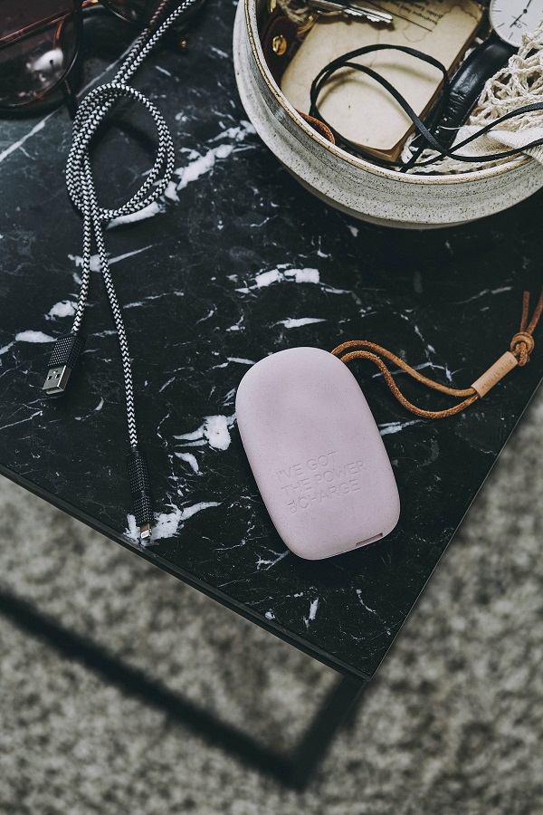 Аккумулятор внешний toCHARGE, светло-розовый KREAFUNK KFSK62 - Вид №2