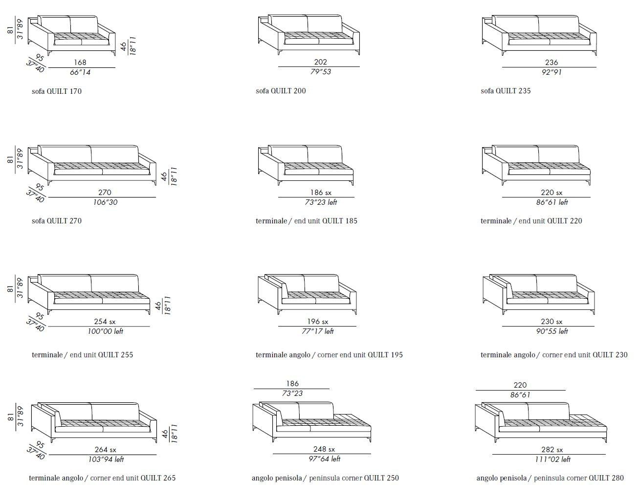 Кожаный диван Meridiani Prince ARCH-00138626 - Вид №3