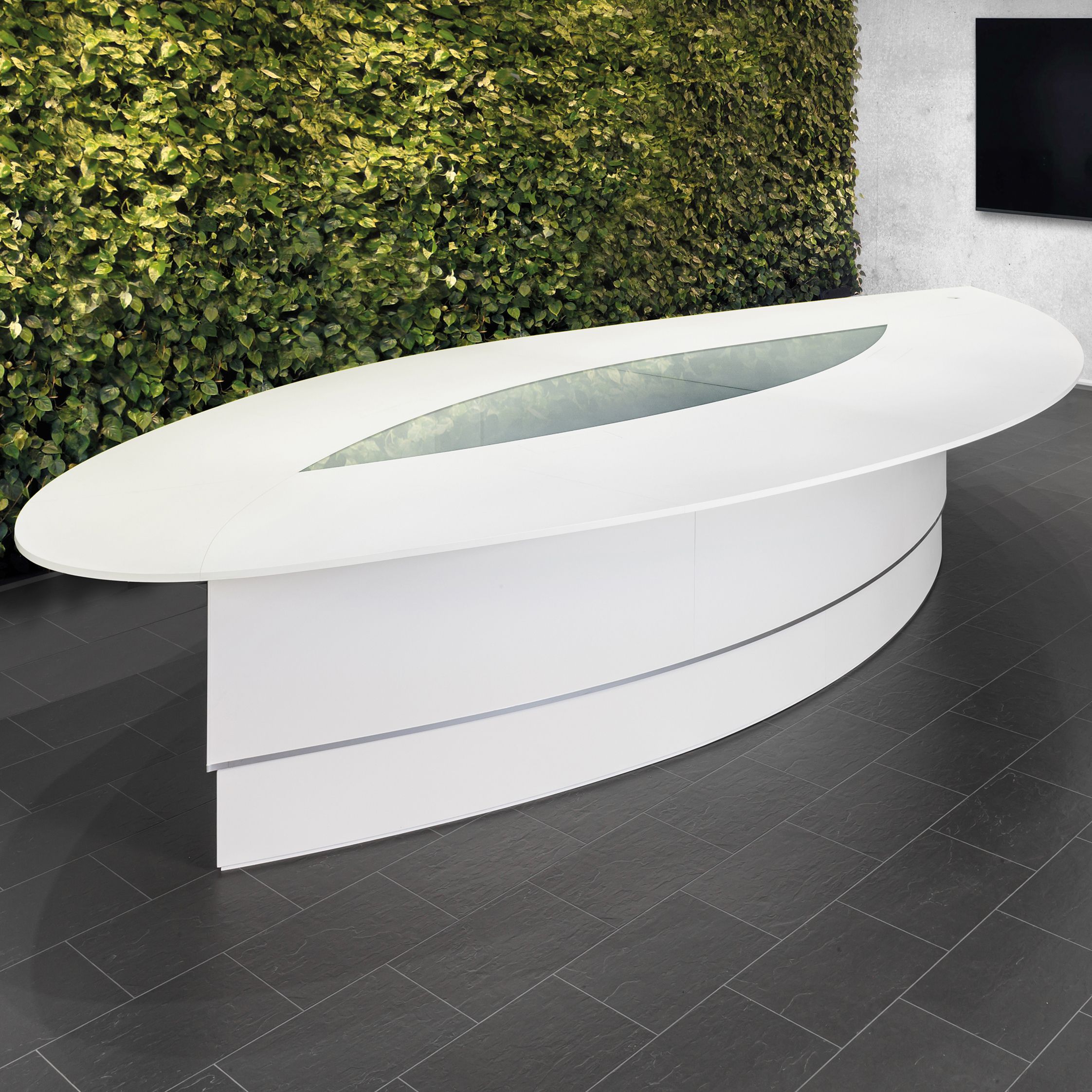 Овальный стол для совещаний с регулируемой высотой Spiegels .с воздухом ARCH-00143311 - Вид №1