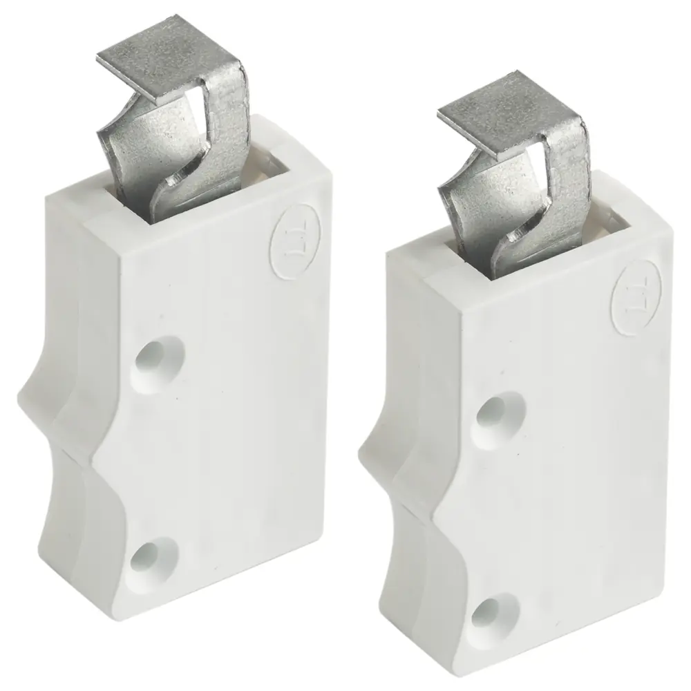 Навес для полок 70 мм, сталь/пластик, цвет белый, 2 шт Santreyd STLM-2036334