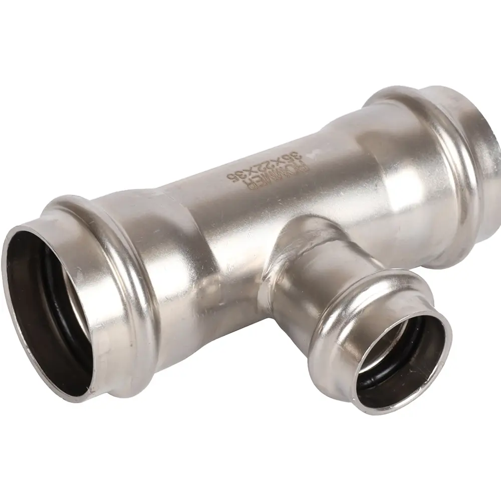 Тройник переходной Rommer 35x22x35 мм ВПр нержавеющая сталь 88011352 STLM-2121957 