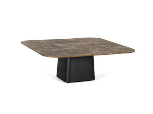 Алюминиевый квадратный низкий журнальный столик